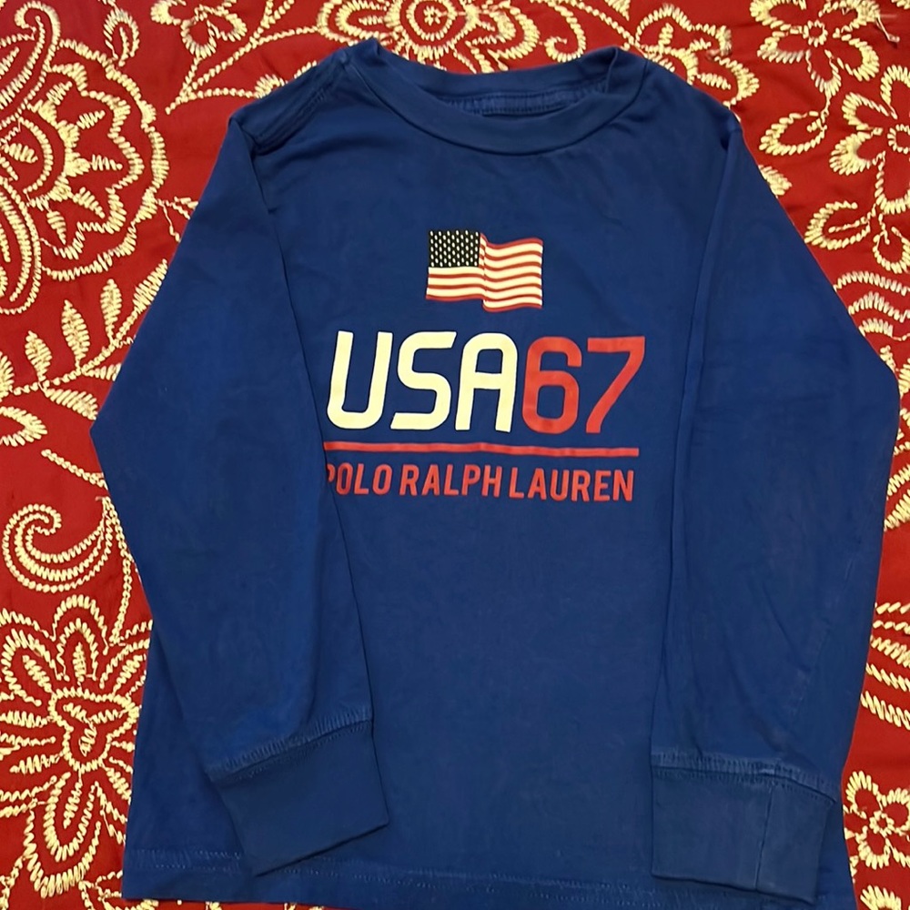 Polo kids blue shirt